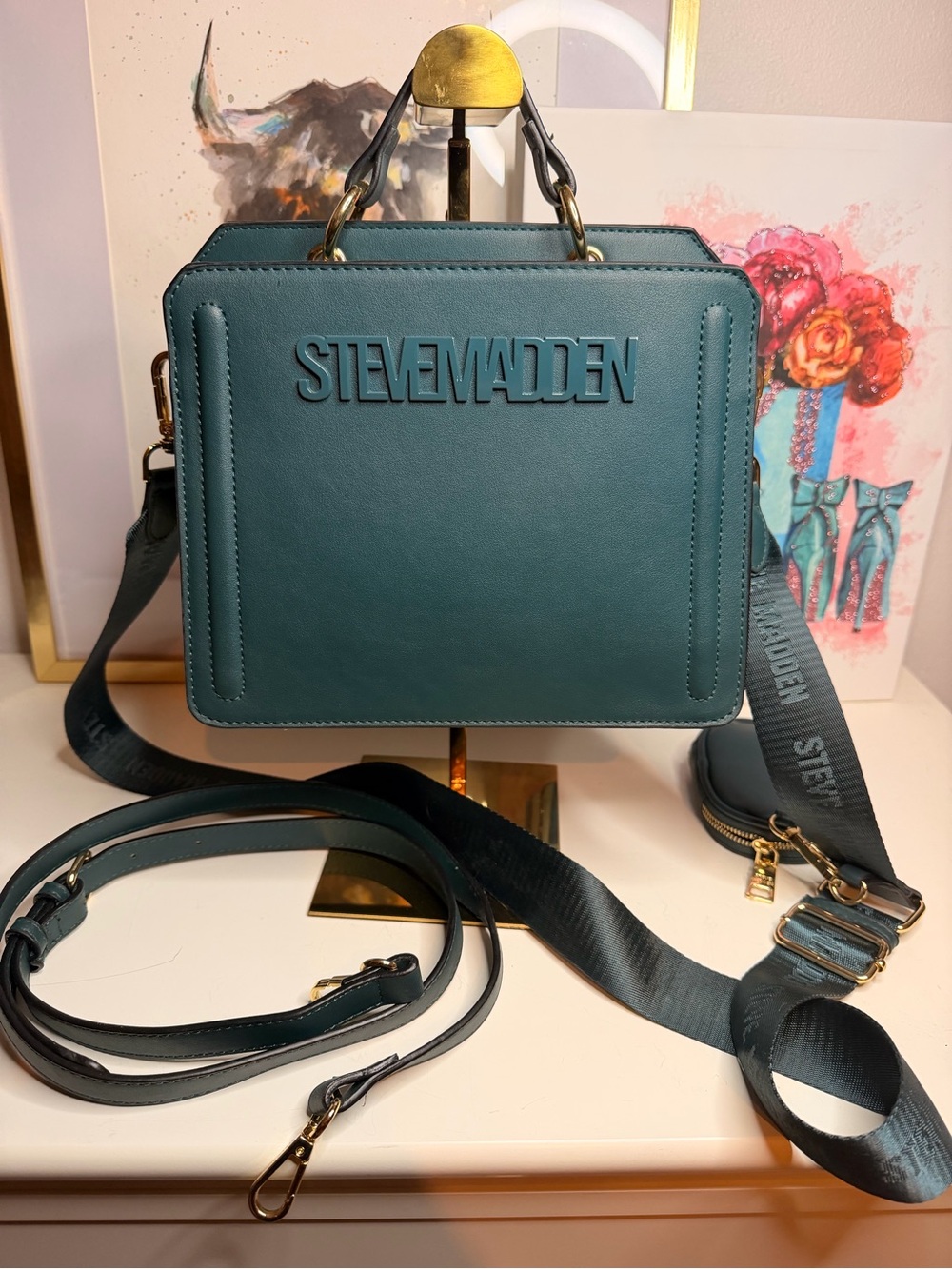 Steve Madden Teal Crossbody Bag
